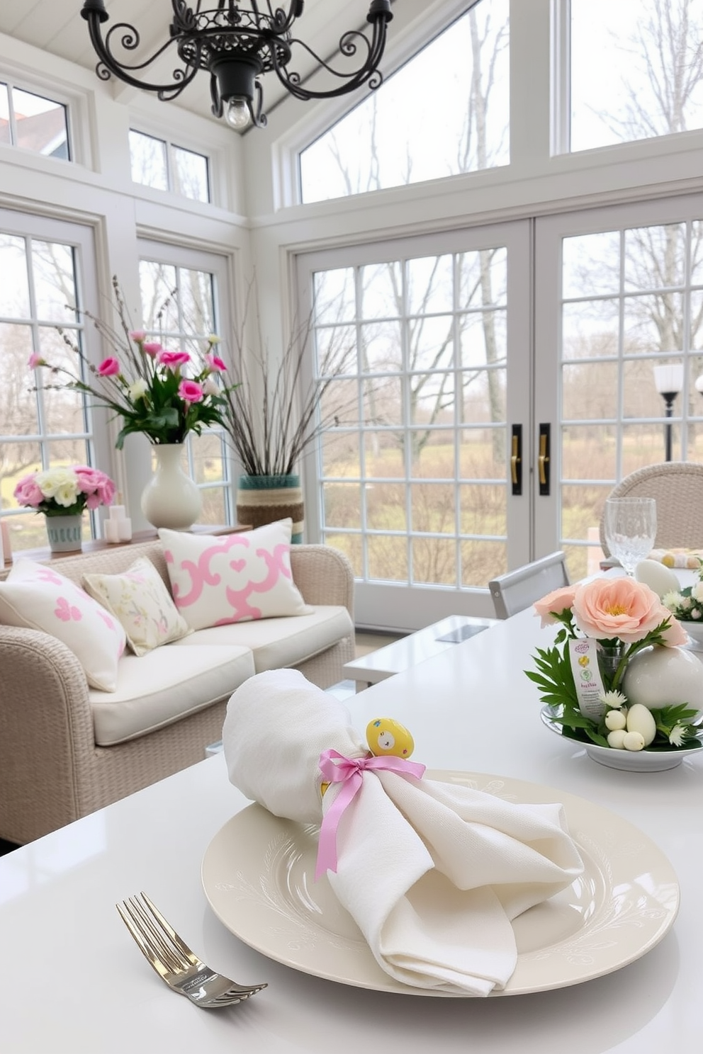 Sunroom Easter Decorating Ideas 30