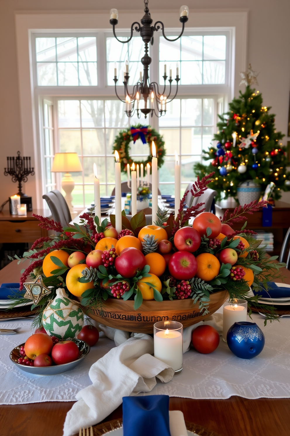 Sunroom Hanukkah Decorating Ideas 14