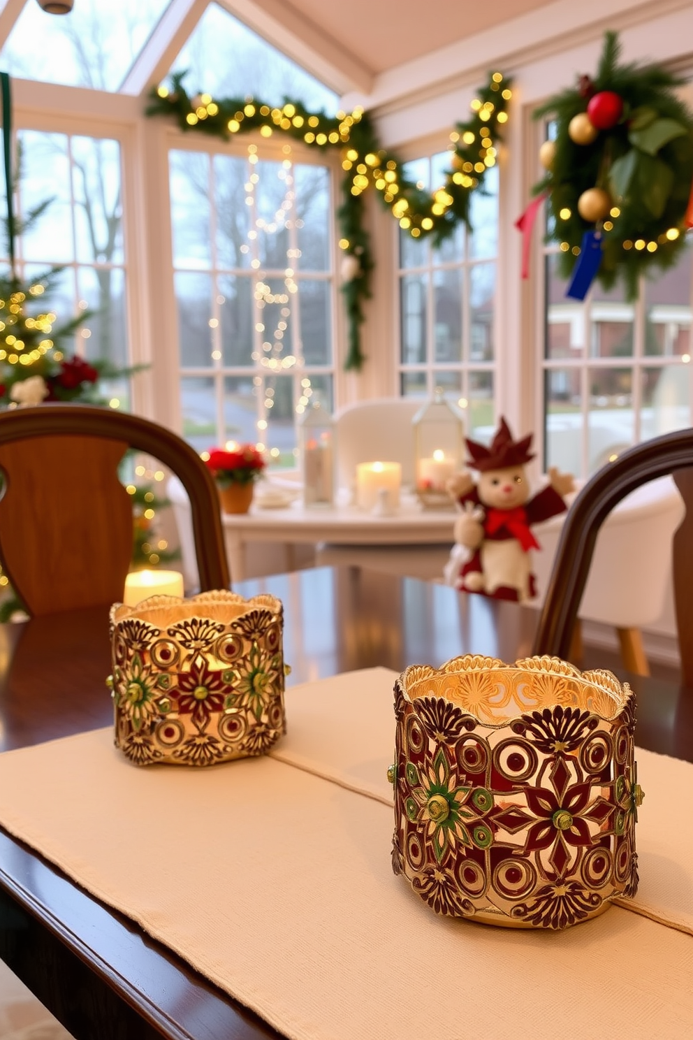 Sunroom Hanukkah Decorating Ideas 21