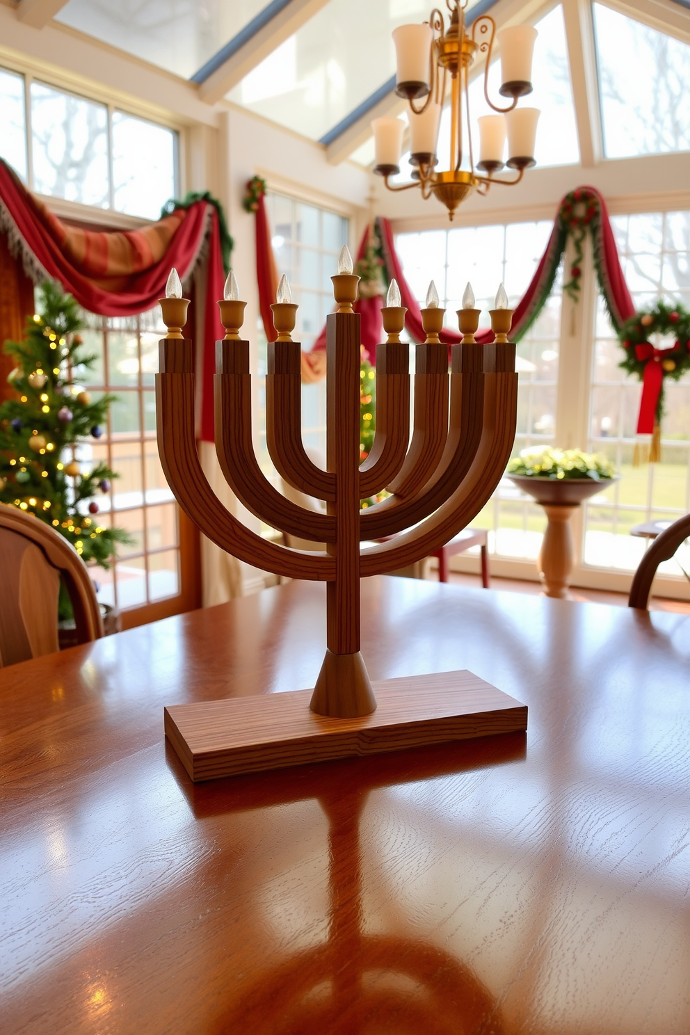 Sunroom Hanukkah Decorating Ideas 23