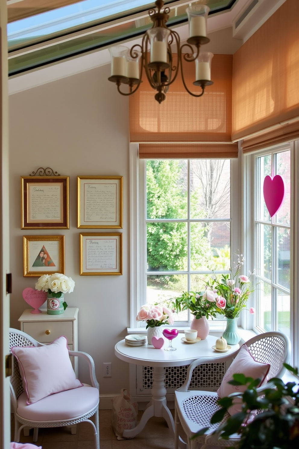 Sunroom Valentines Day Decorating Ideas 10