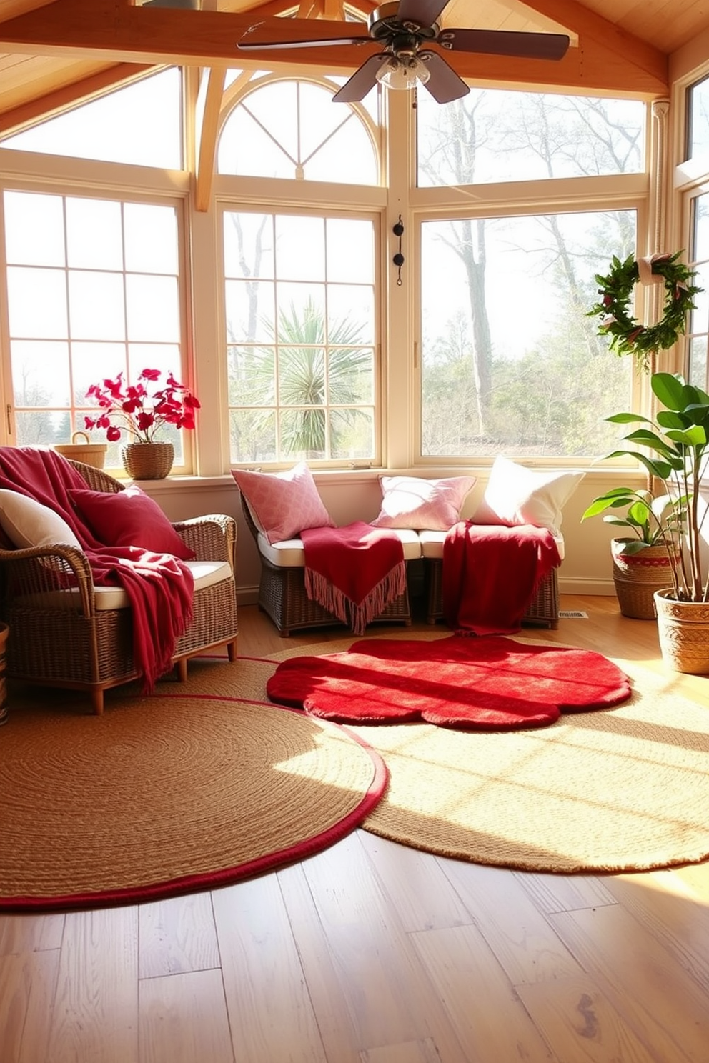 Sunroom Valentines Day Decorating Ideas 12