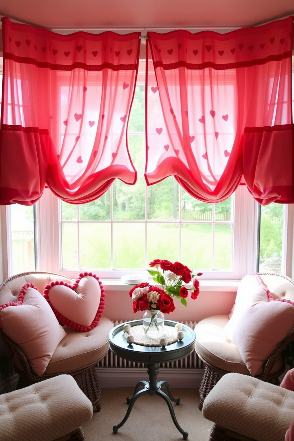 Sunroom Valentines Day Decorating Ideas 14