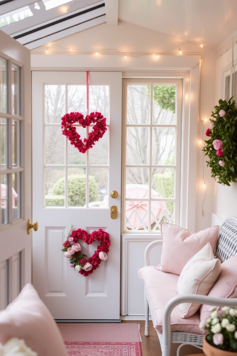 Sunroom Valentines Day Decorating Ideas 18