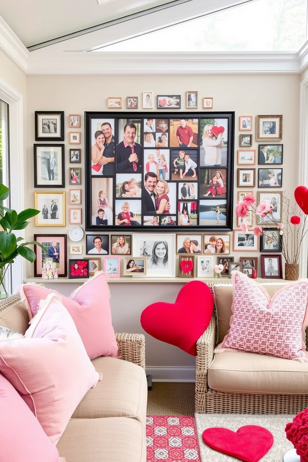 Sunroom Valentines Day Decorating Ideas 22