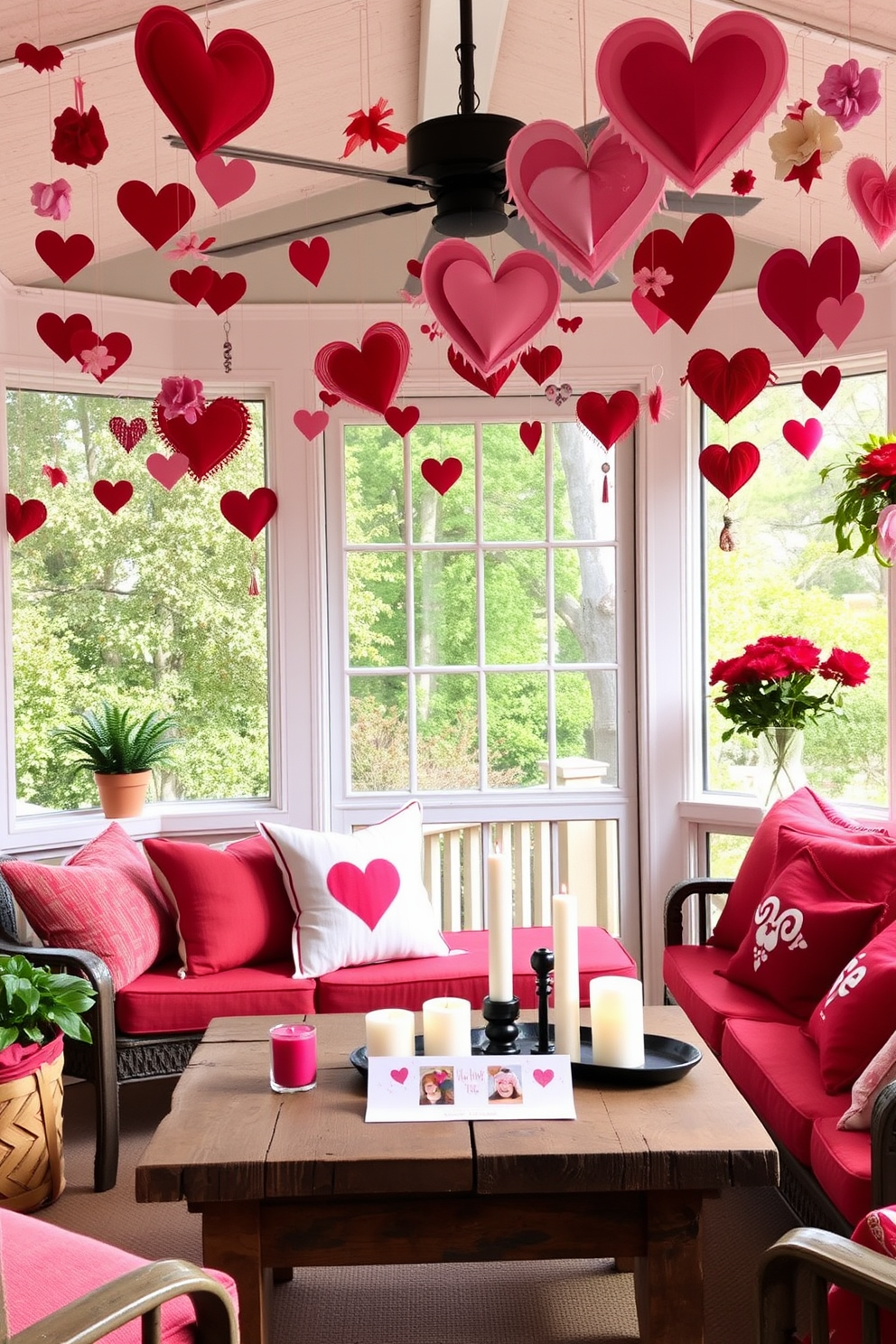 Sunroom Valentines Day Decorating Ideas 28