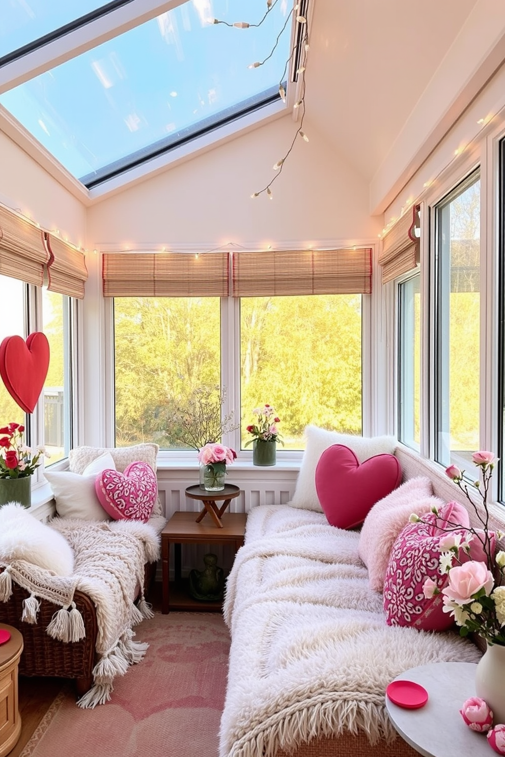 Sunroom Valentines Day Decorating Ideas 30