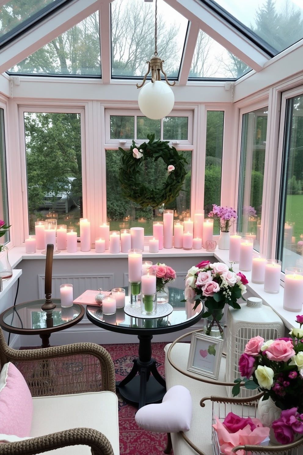 Sunroom Valentines Day Decorating Ideas 5