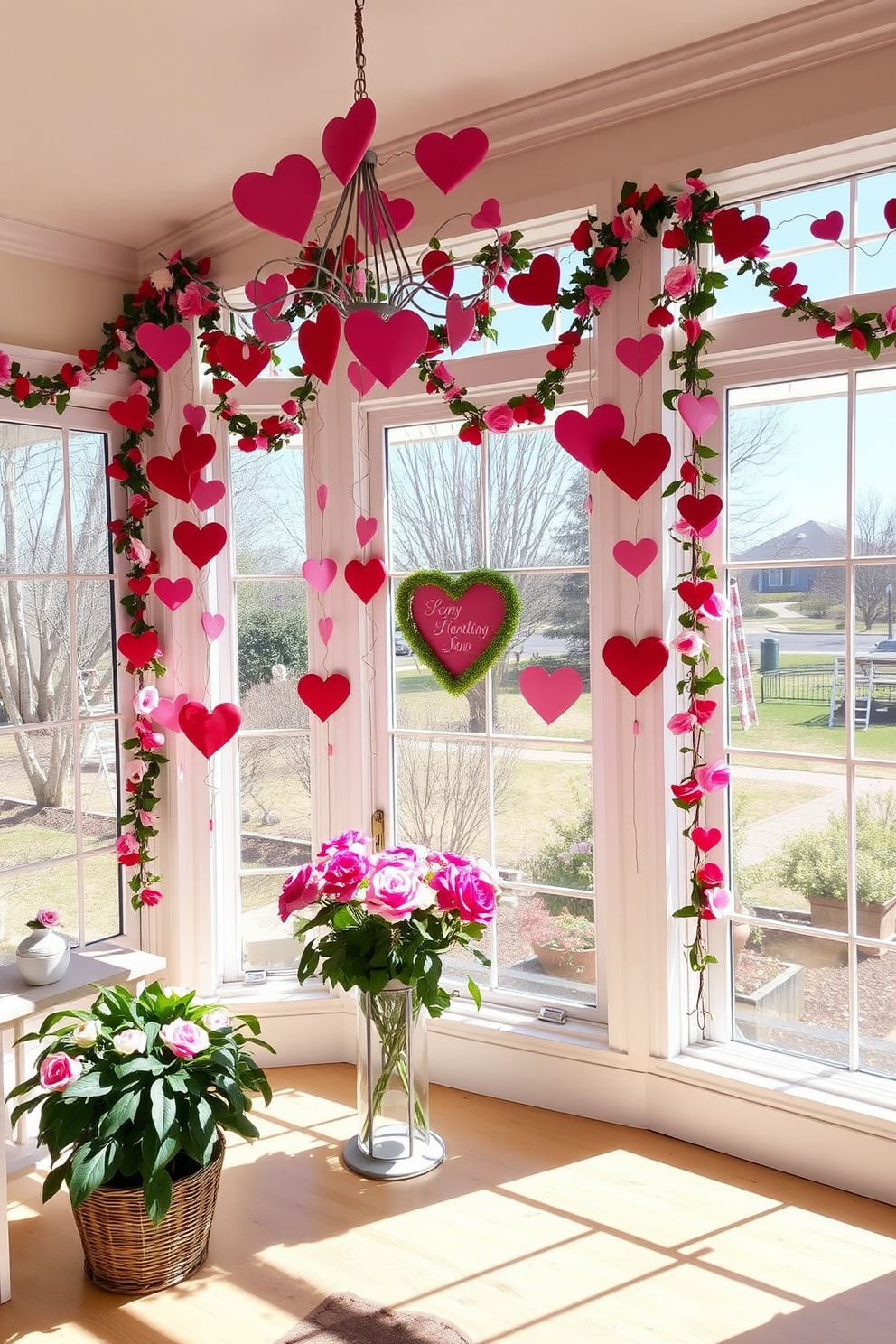 Sunroom Valentines Day Decorating Ideas 8