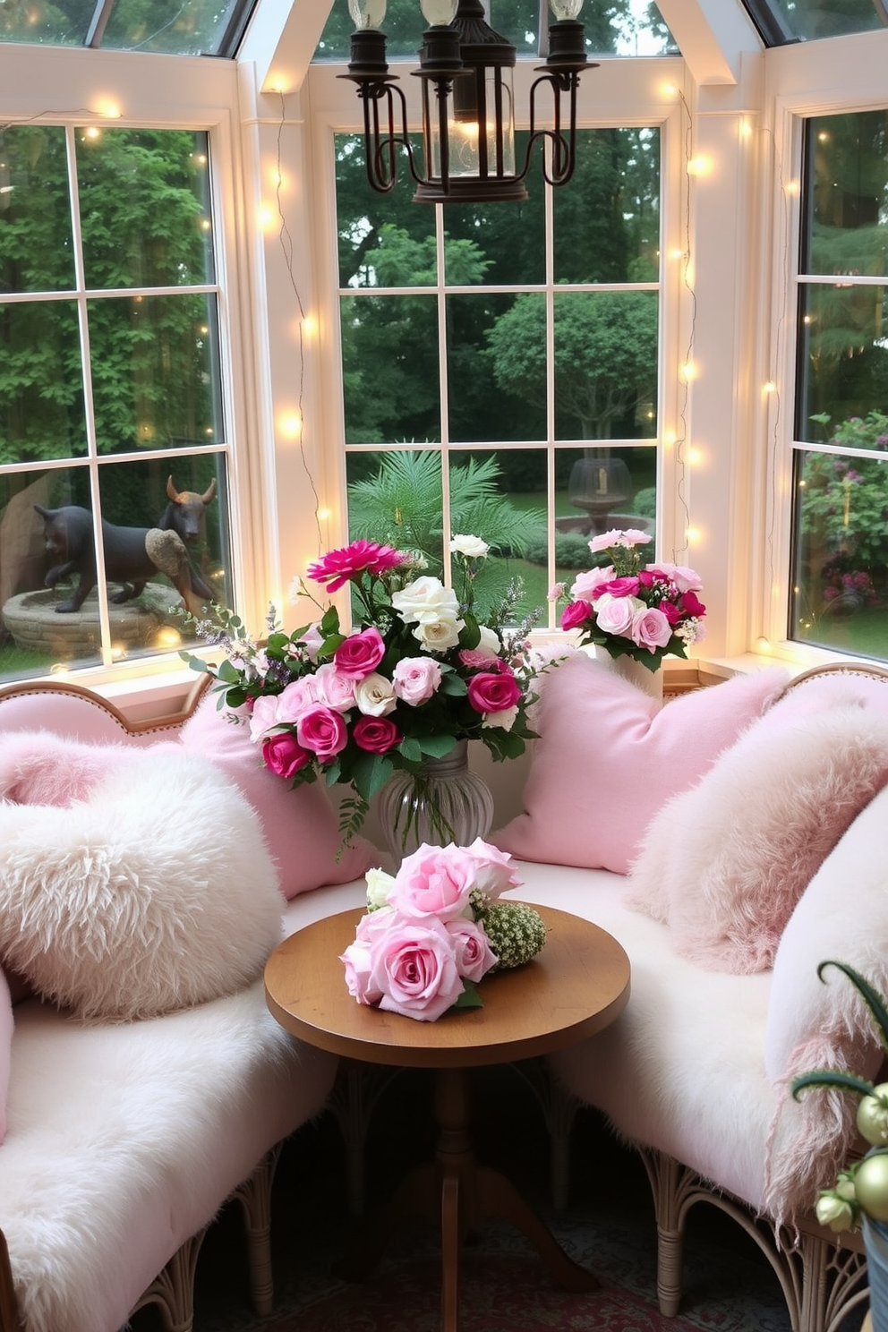 Sunroom Valentines Day Decorating Ideas 9