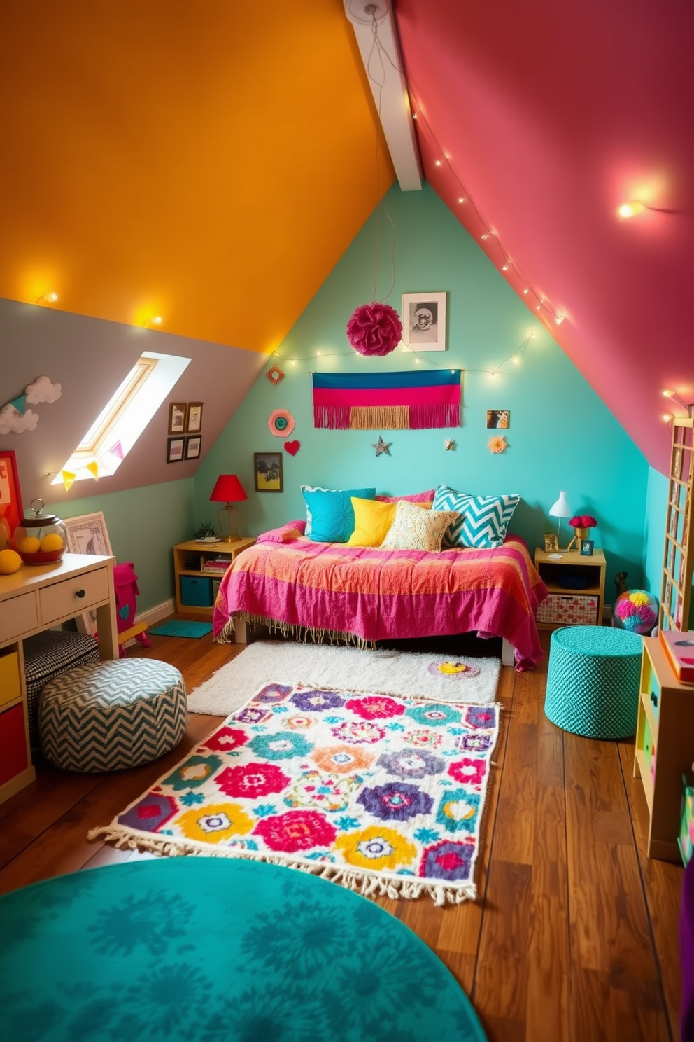 Teenager Attic Room Design Ideas 10