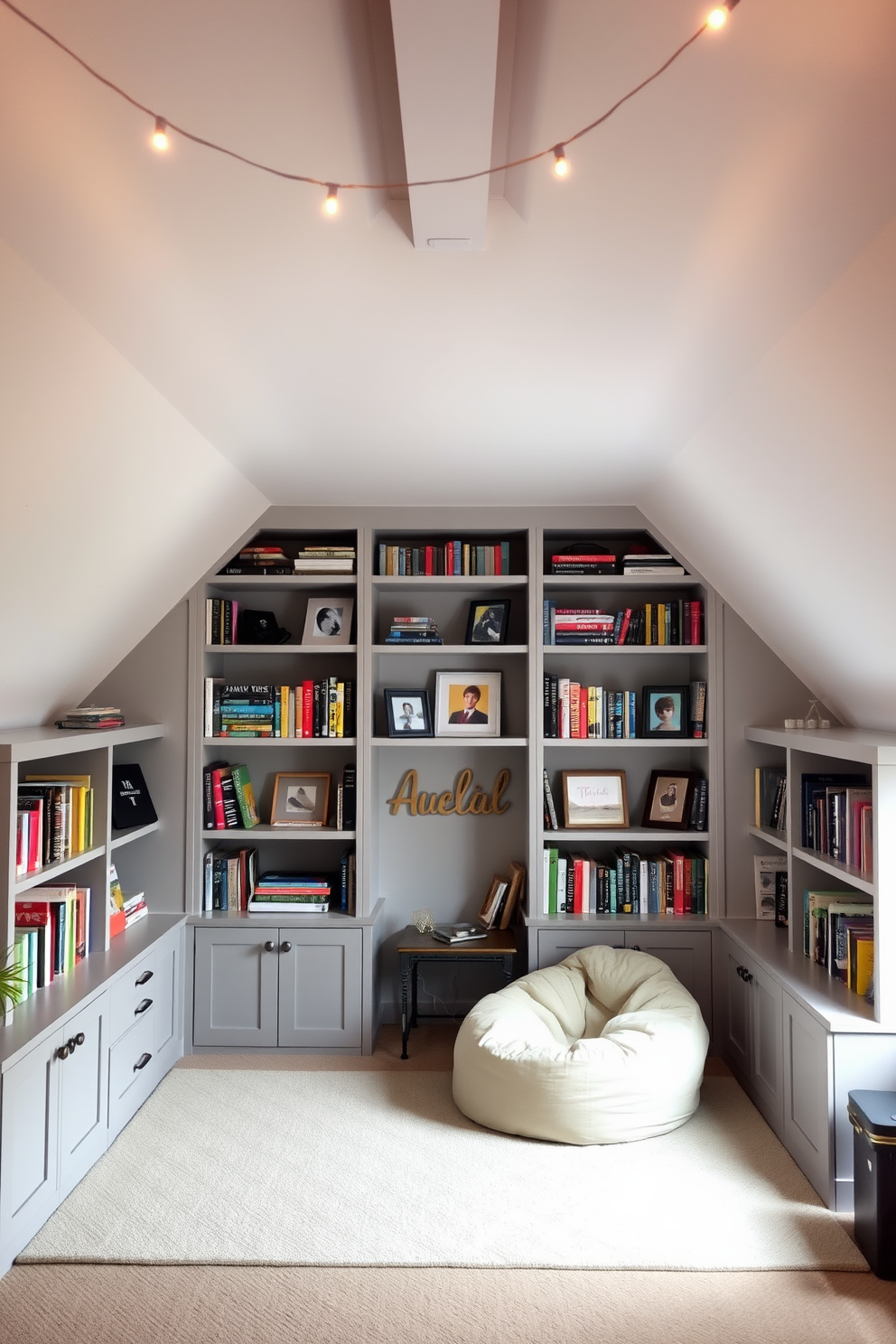 Teenager Attic Room Design Ideas 16