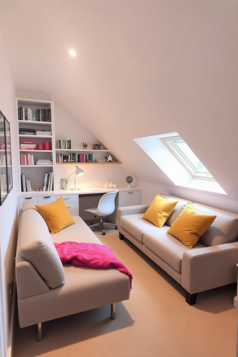 Teenager Attic Room Design Ideas 18