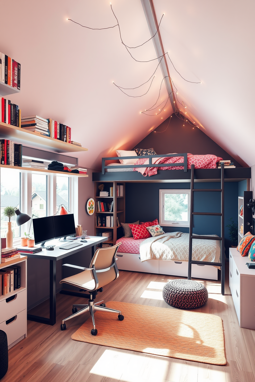 Teenager Attic Room Design Ideas 2