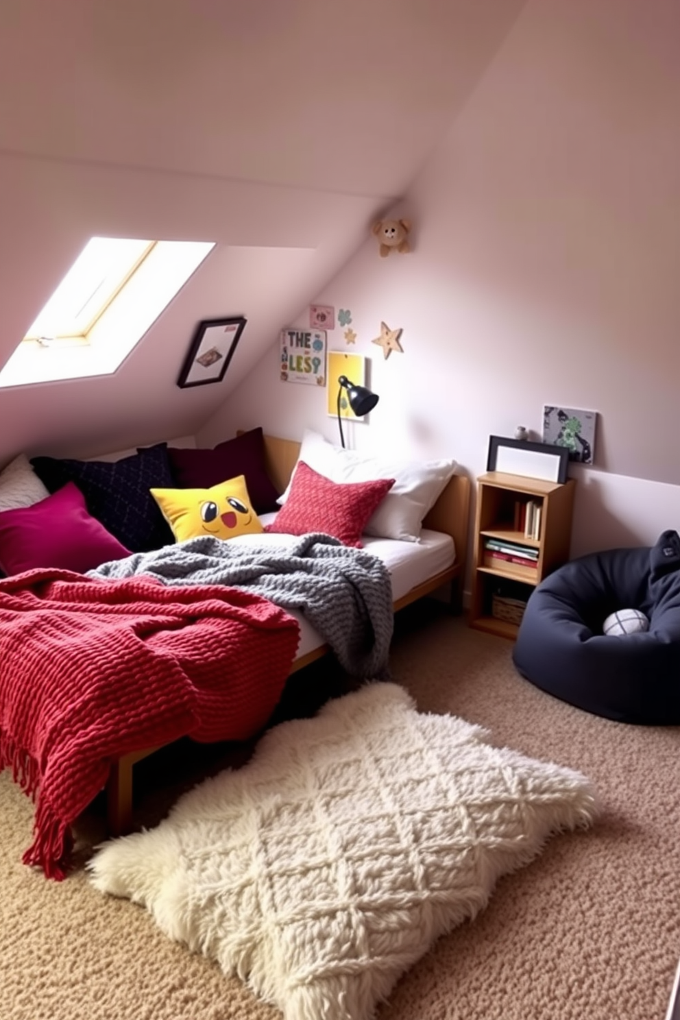 Teenager Attic Room Design Ideas 28