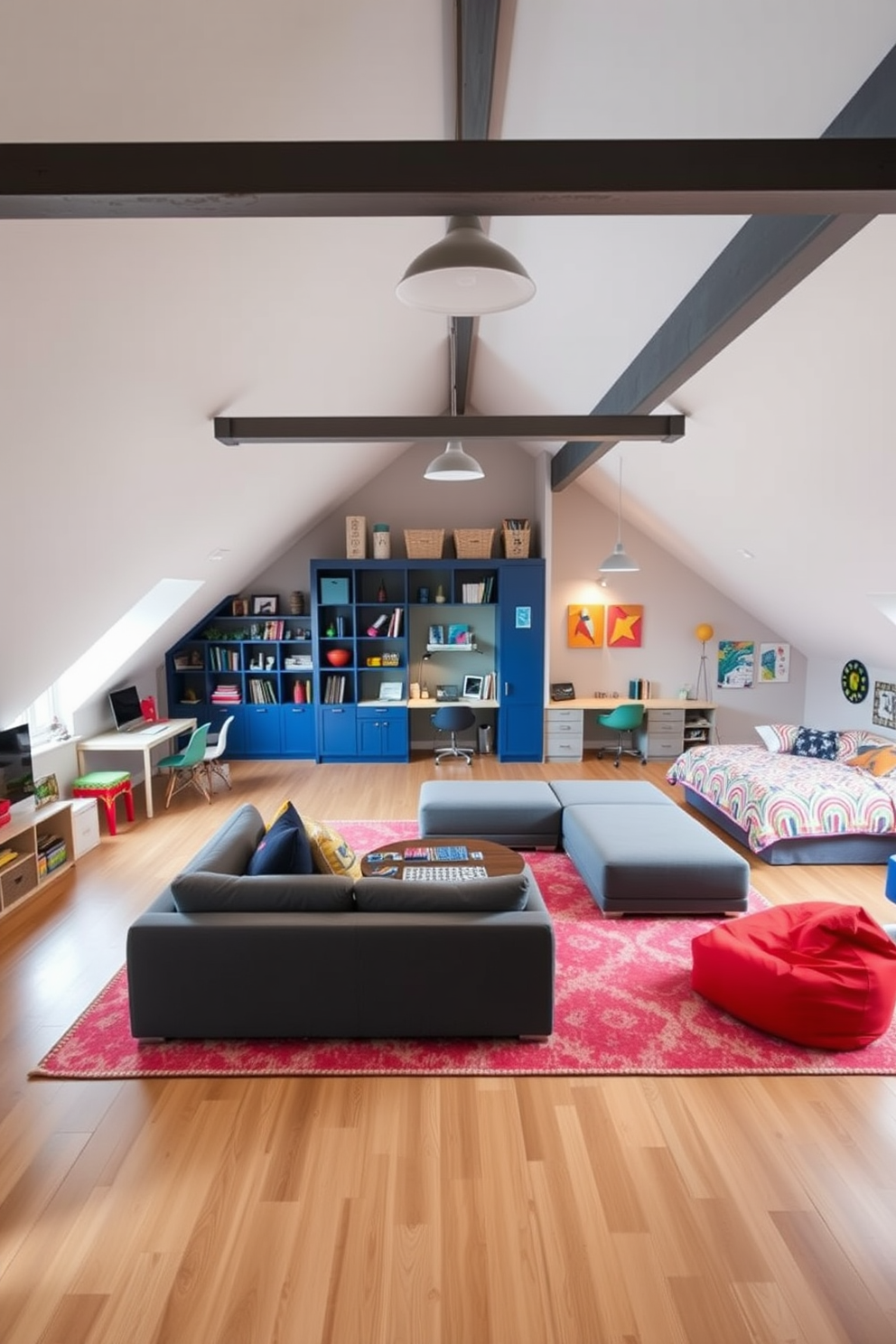 Teenager Attic Room Design Ideas 30