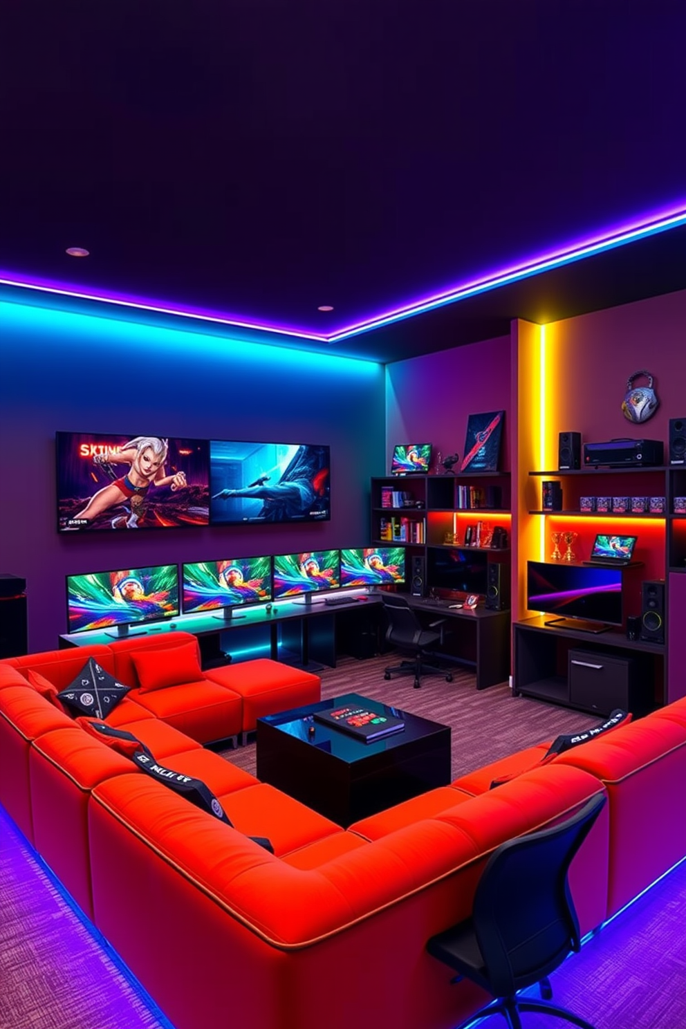 Teenager Game Room Design Ideas 8