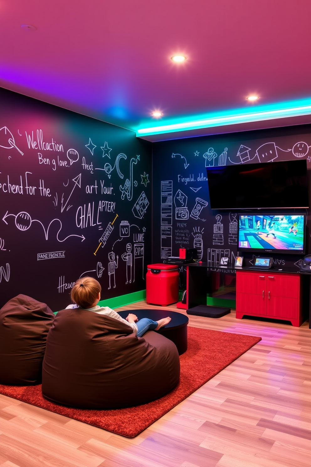 Teenager Game Room Design Ideas 9