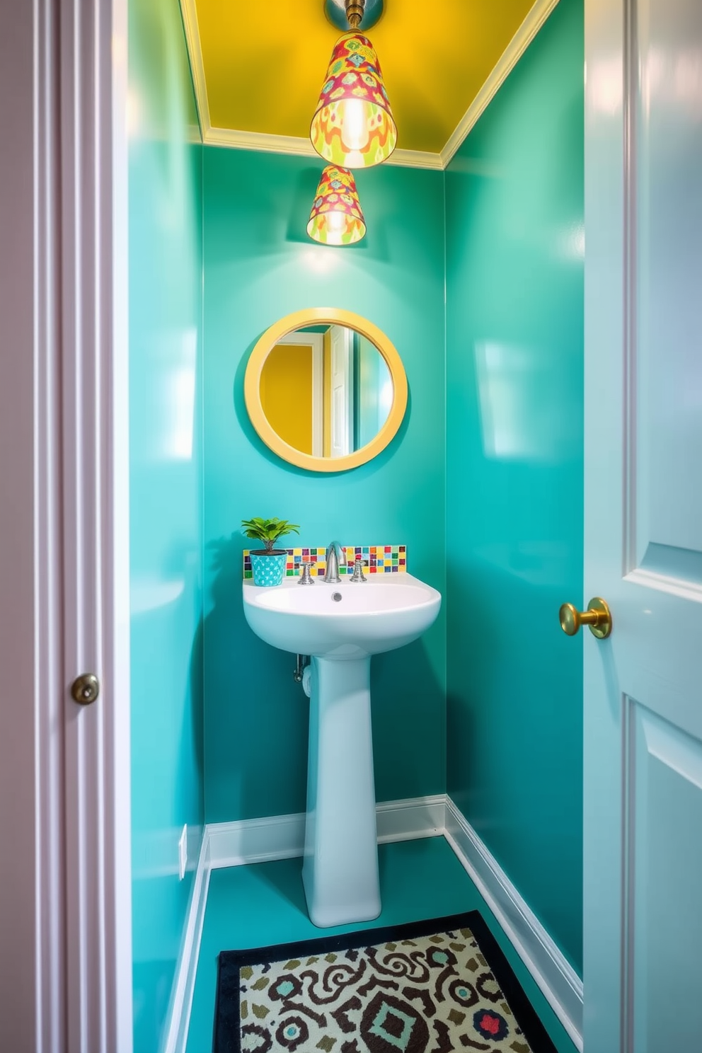 Tiny Powder Room Design Ideas 21