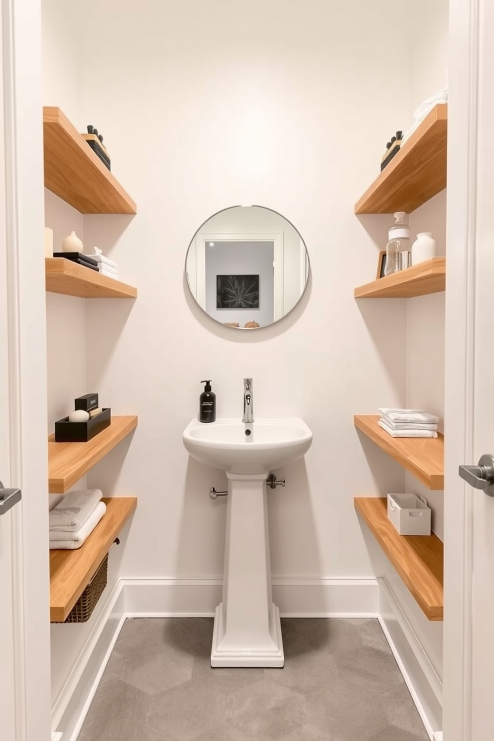 Tiny Powder Room Design Ideas 29