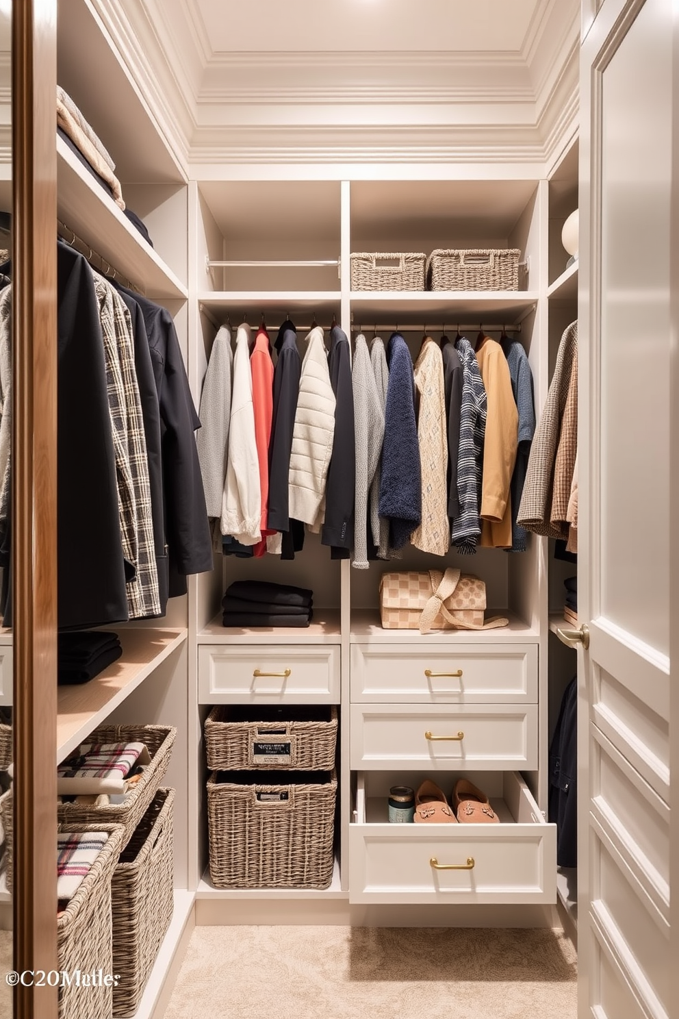 Townhouse Walk In Closet Design Ideas 19