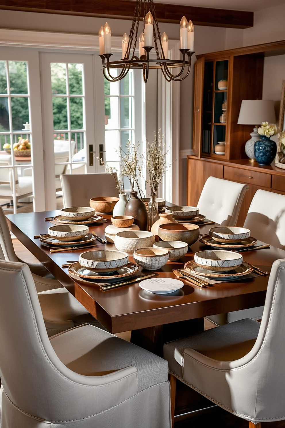 Transitional Dining Room Design Ideas 22