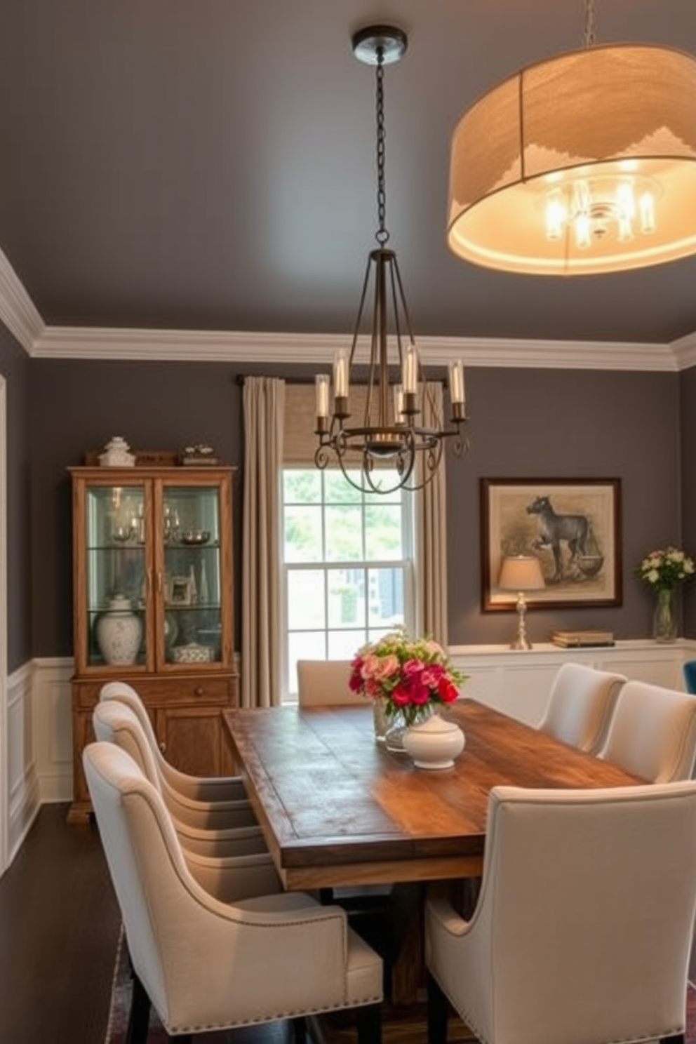 Transitional Dining Room Design Ideas 30