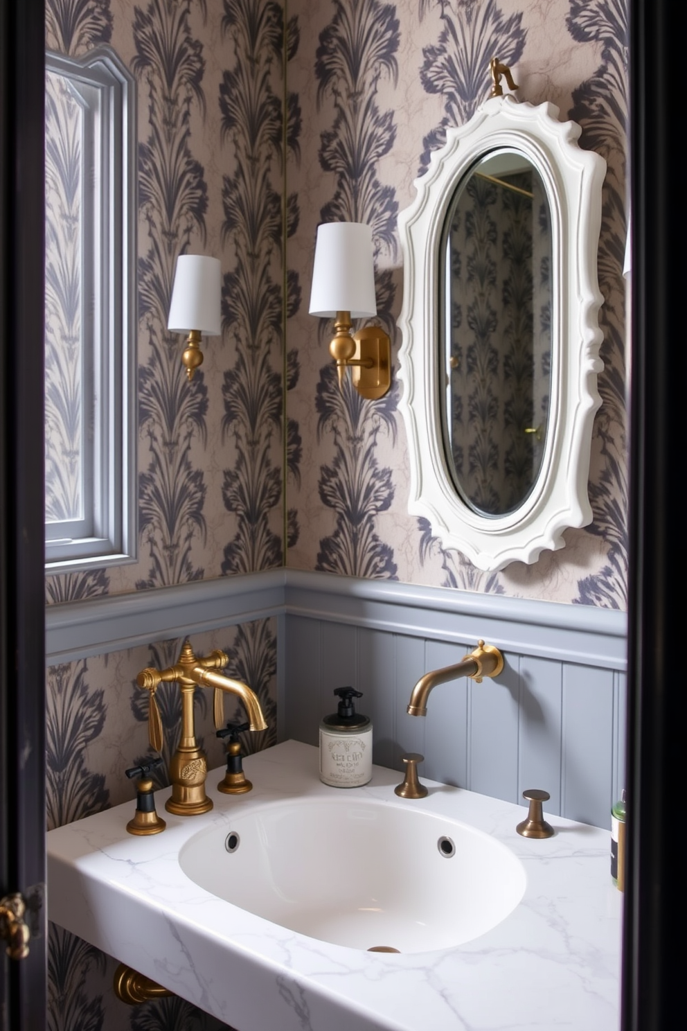 Trendy Powder Room Design Ideas 25