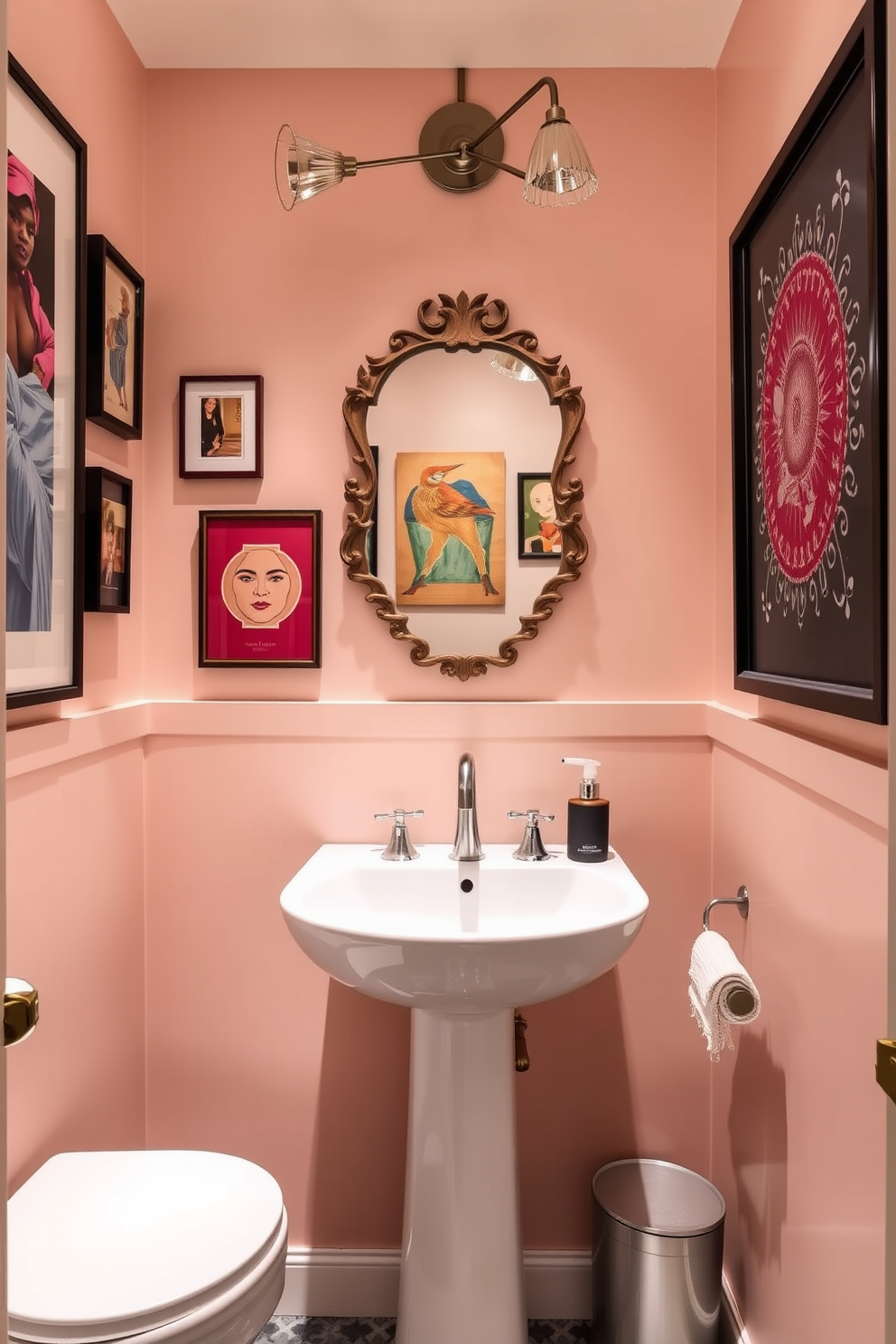 Trendy Powder Room Design Ideas 30