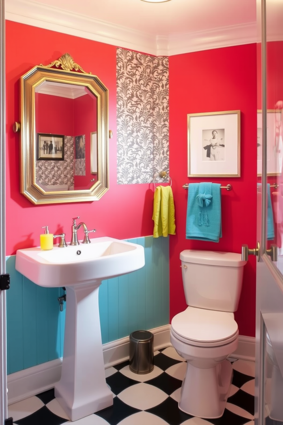 Trendy Powder Room Design Ideas 4