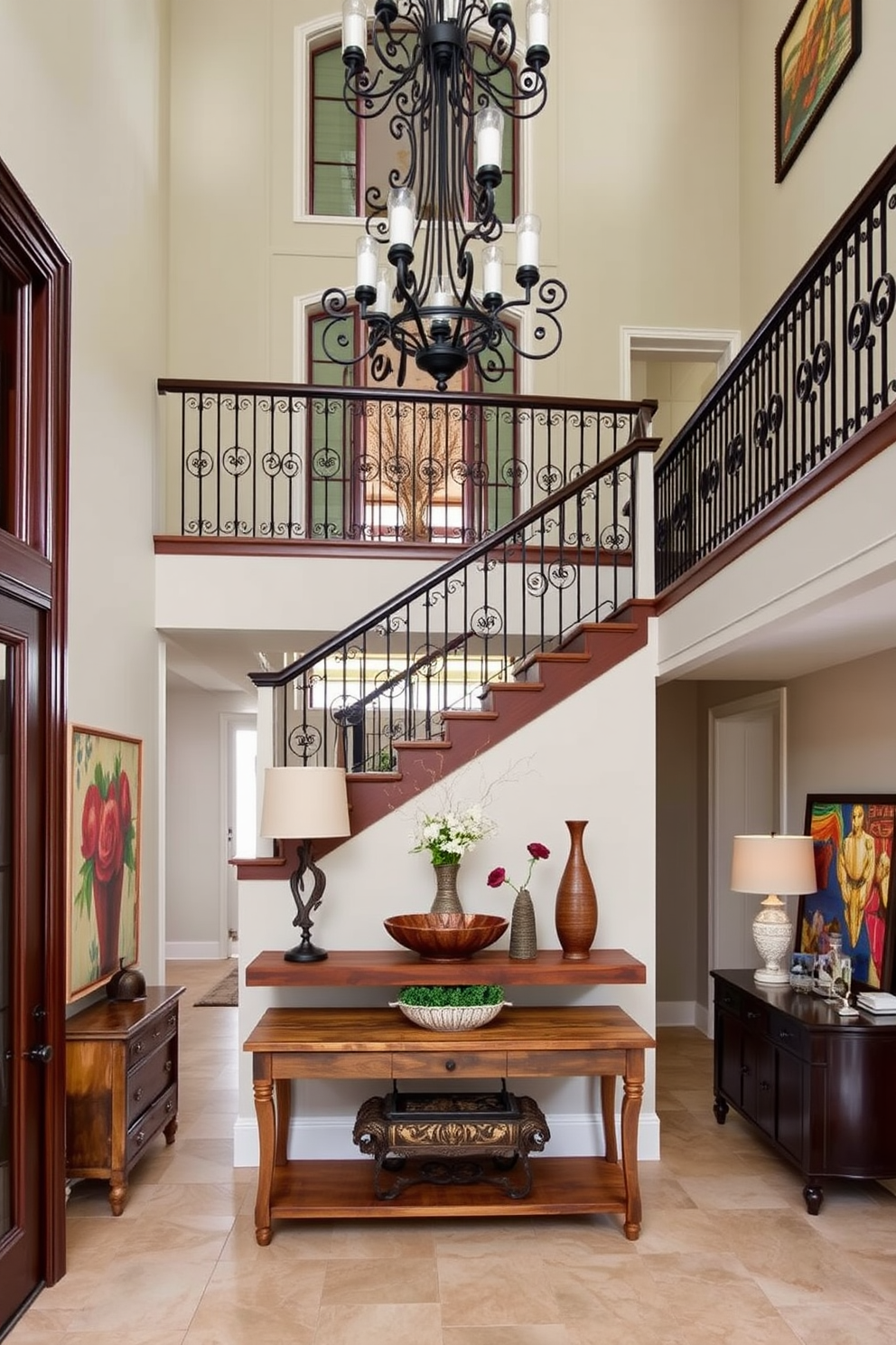 Two Story Foyer Design Ideas 15