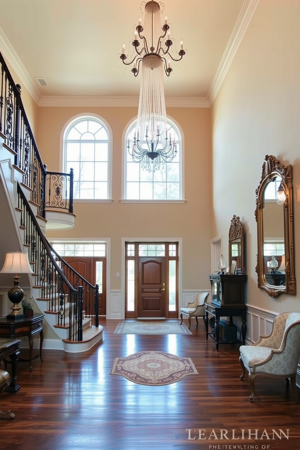 Two Story Foyer Design Ideas 19