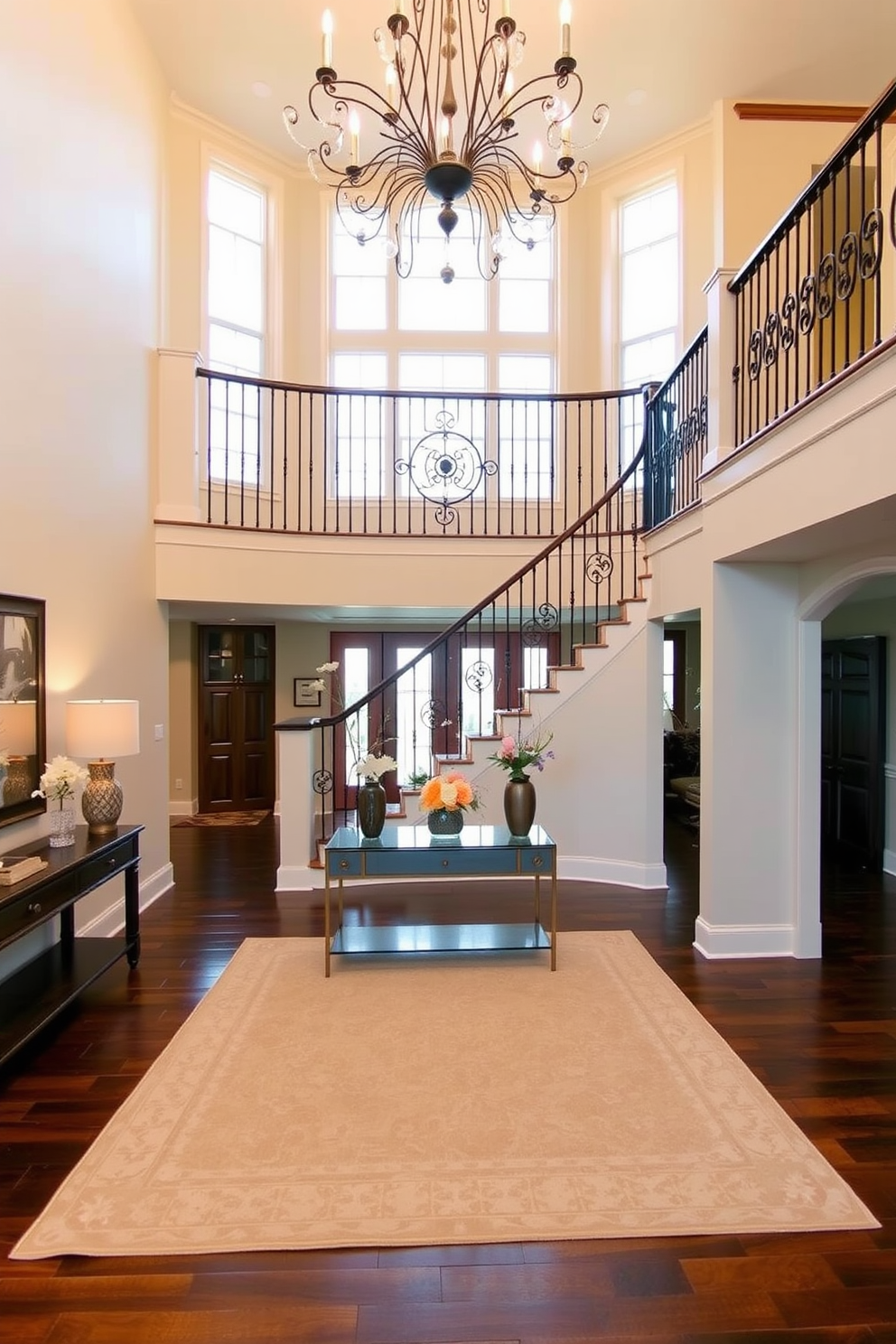 Two Story Foyer Design Ideas 20