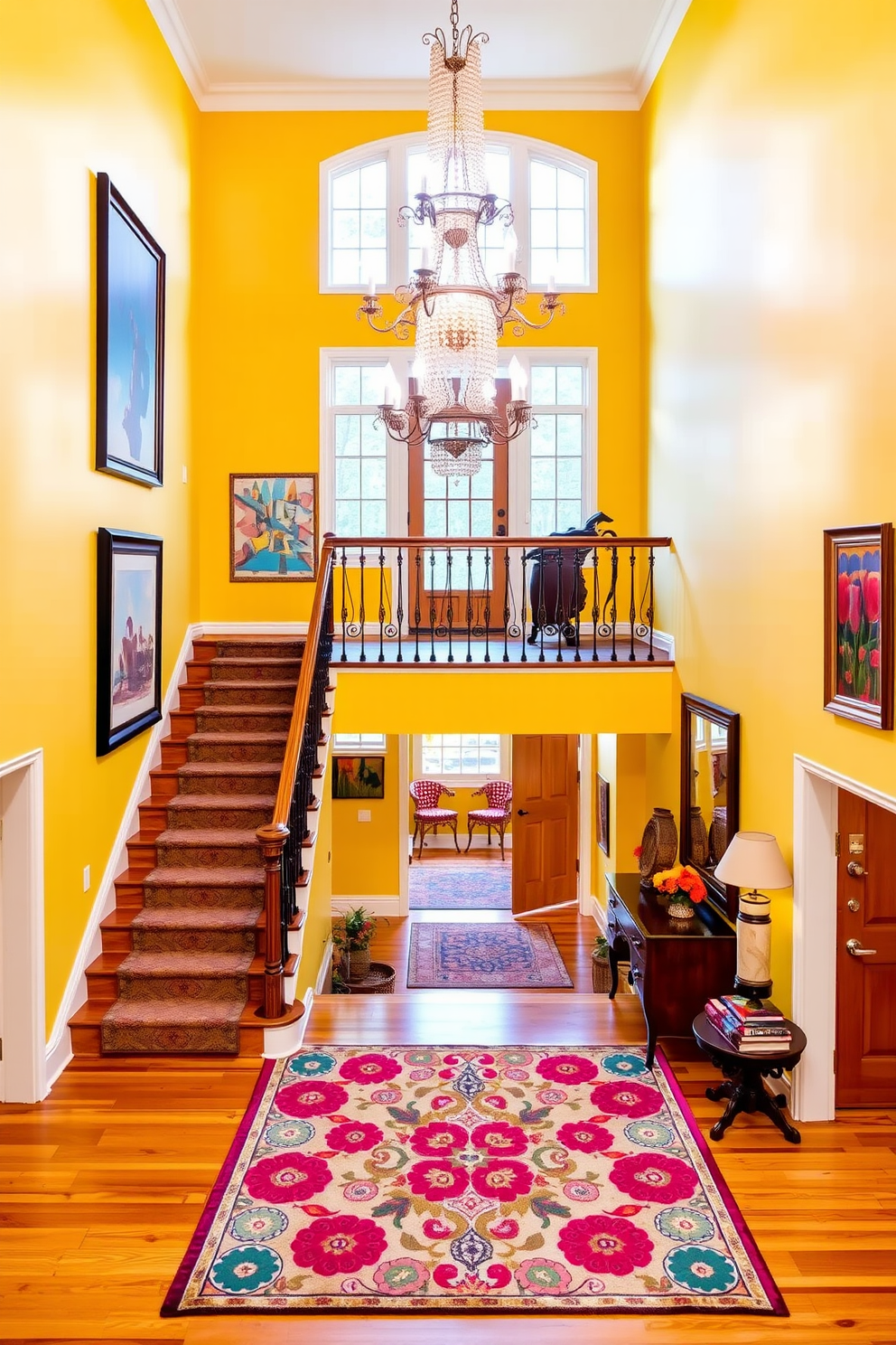 Two Story Foyer Design Ideas 29