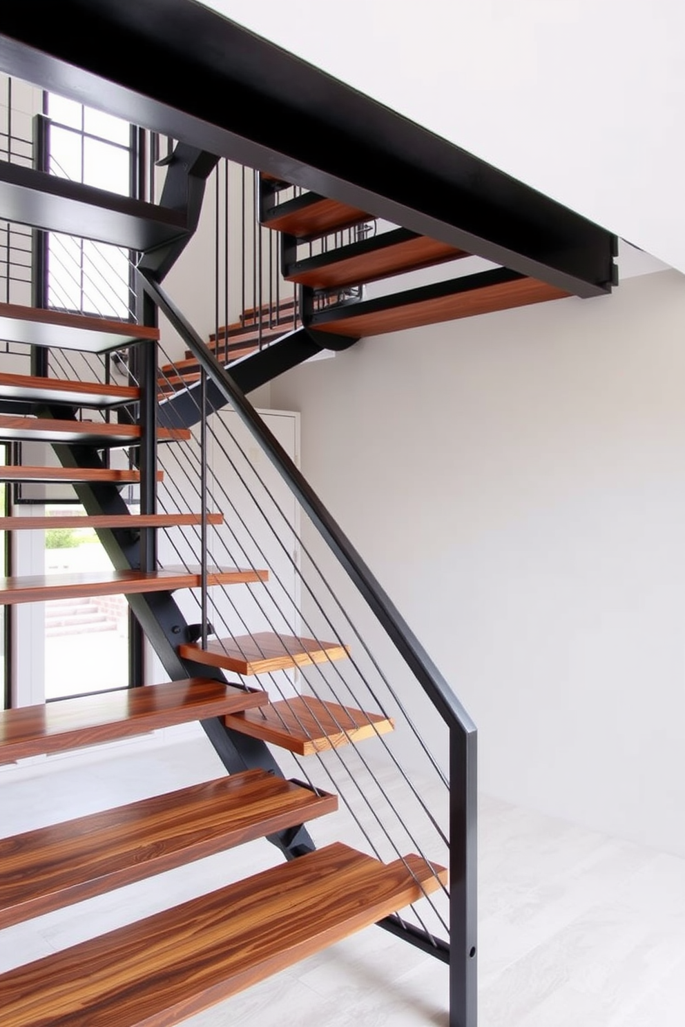 U Shaped Staircase Design Ideas 19