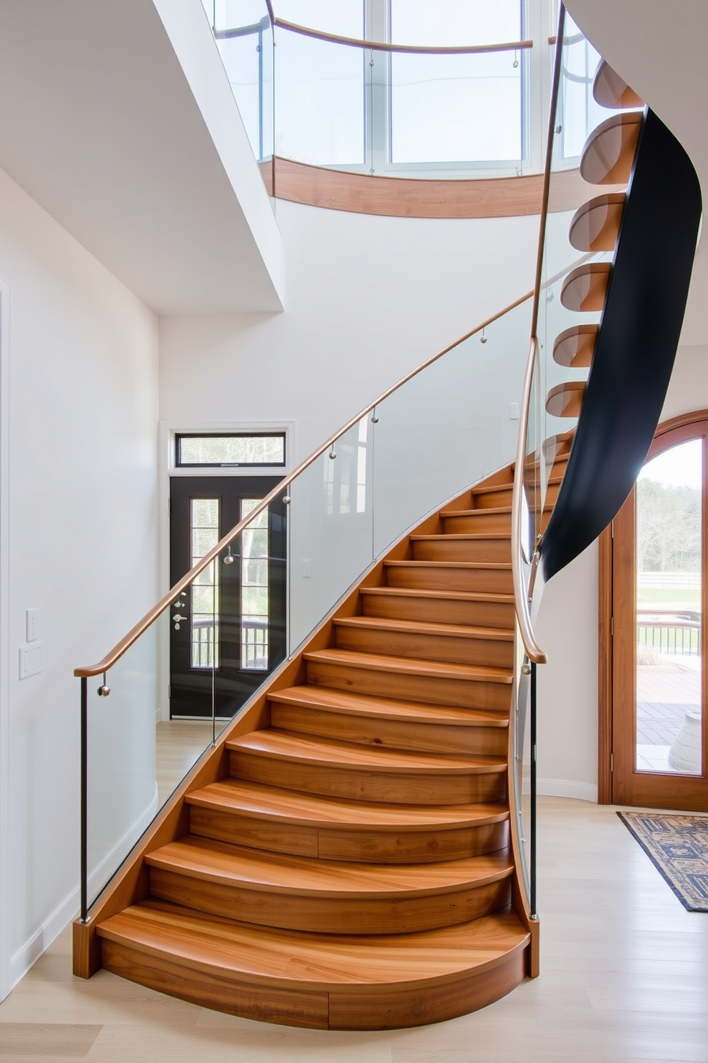 U Shaped Staircase Design Ideas 3