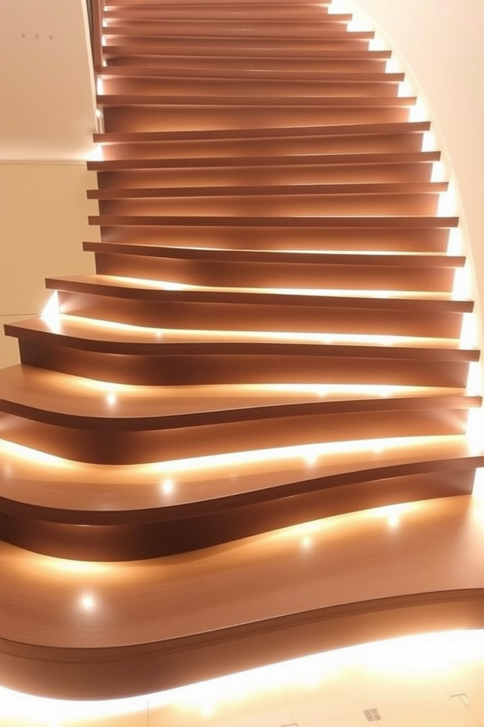 U Shaped Staircase Design Ideas 5