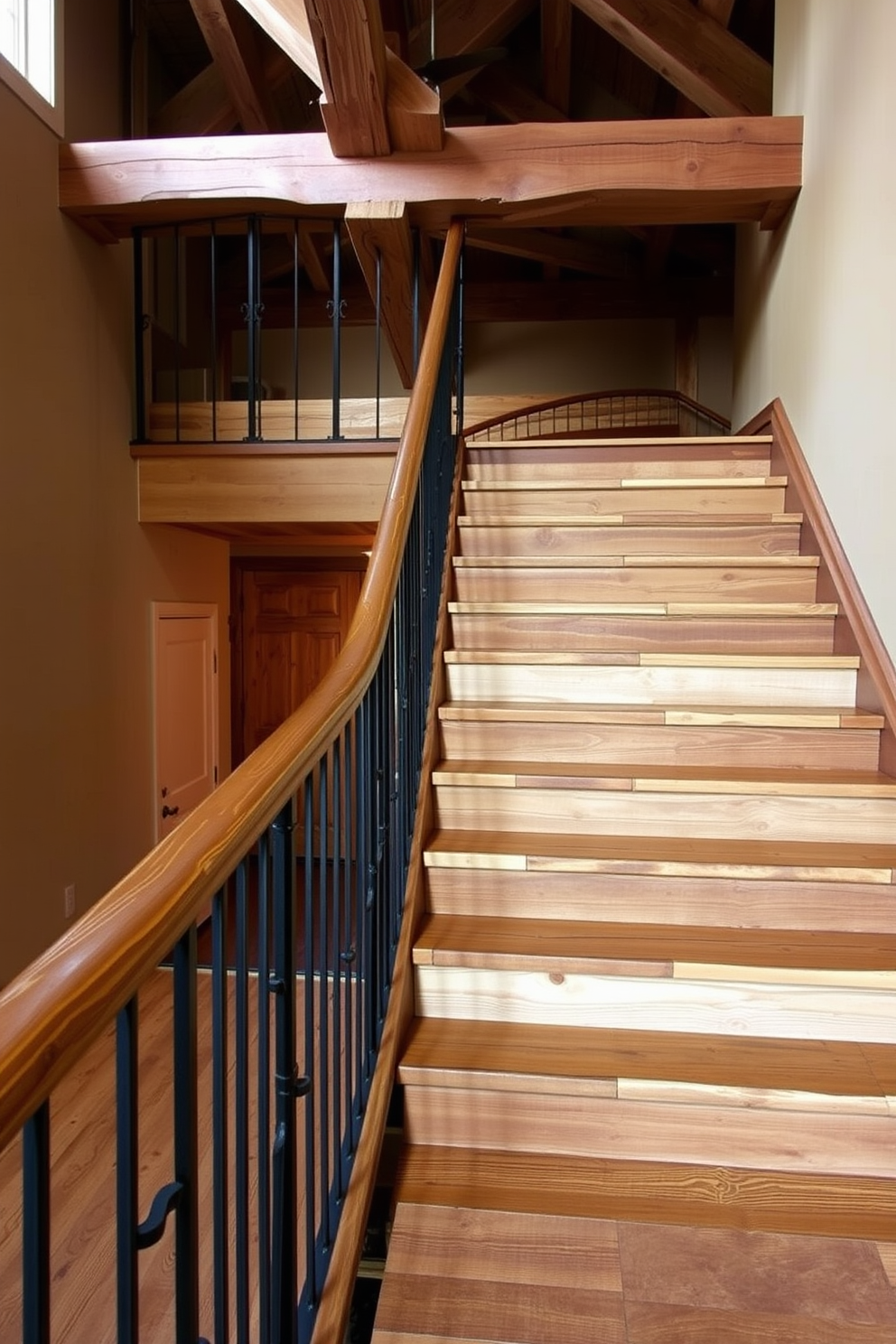 U Shaped Staircase Design Ideas 7