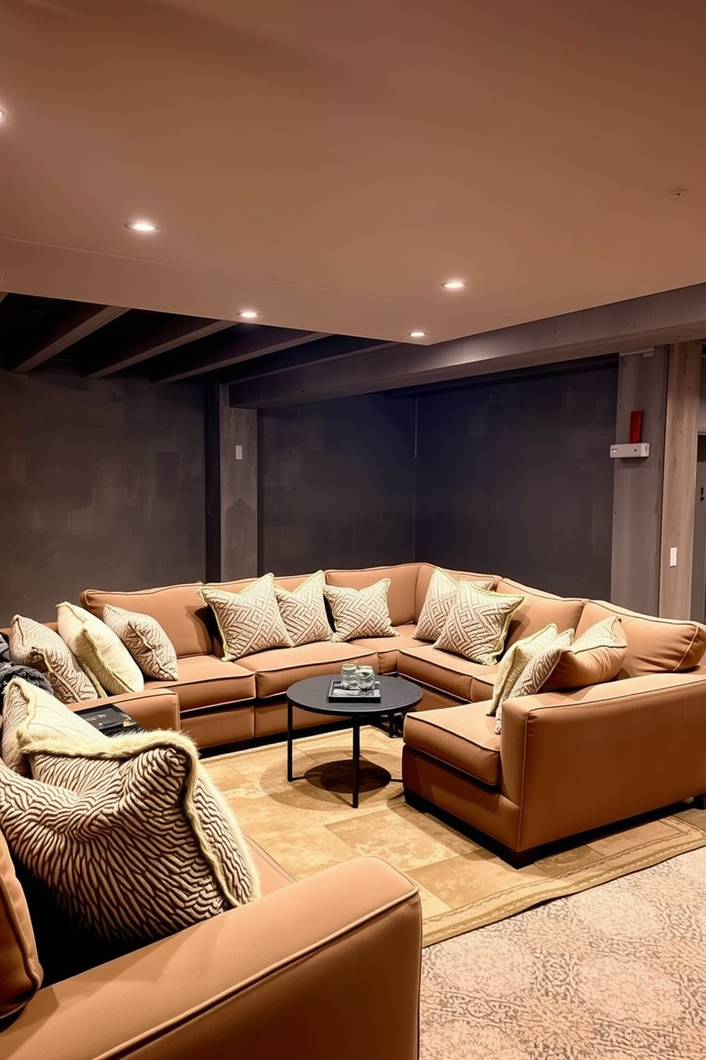 Unfinished Basement Design Ideas 12