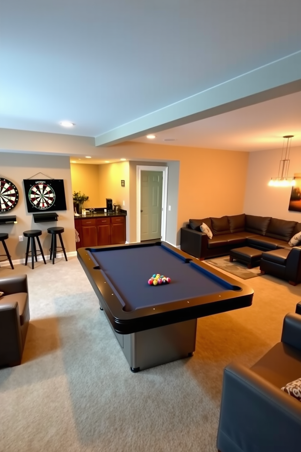 Unfinished Basement Design Ideas 9