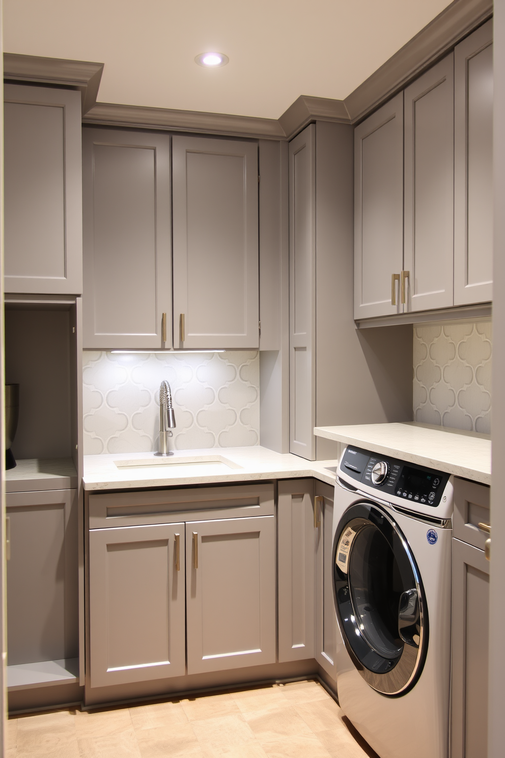 Utility Room Laundry Room Combo Design Ideas 15