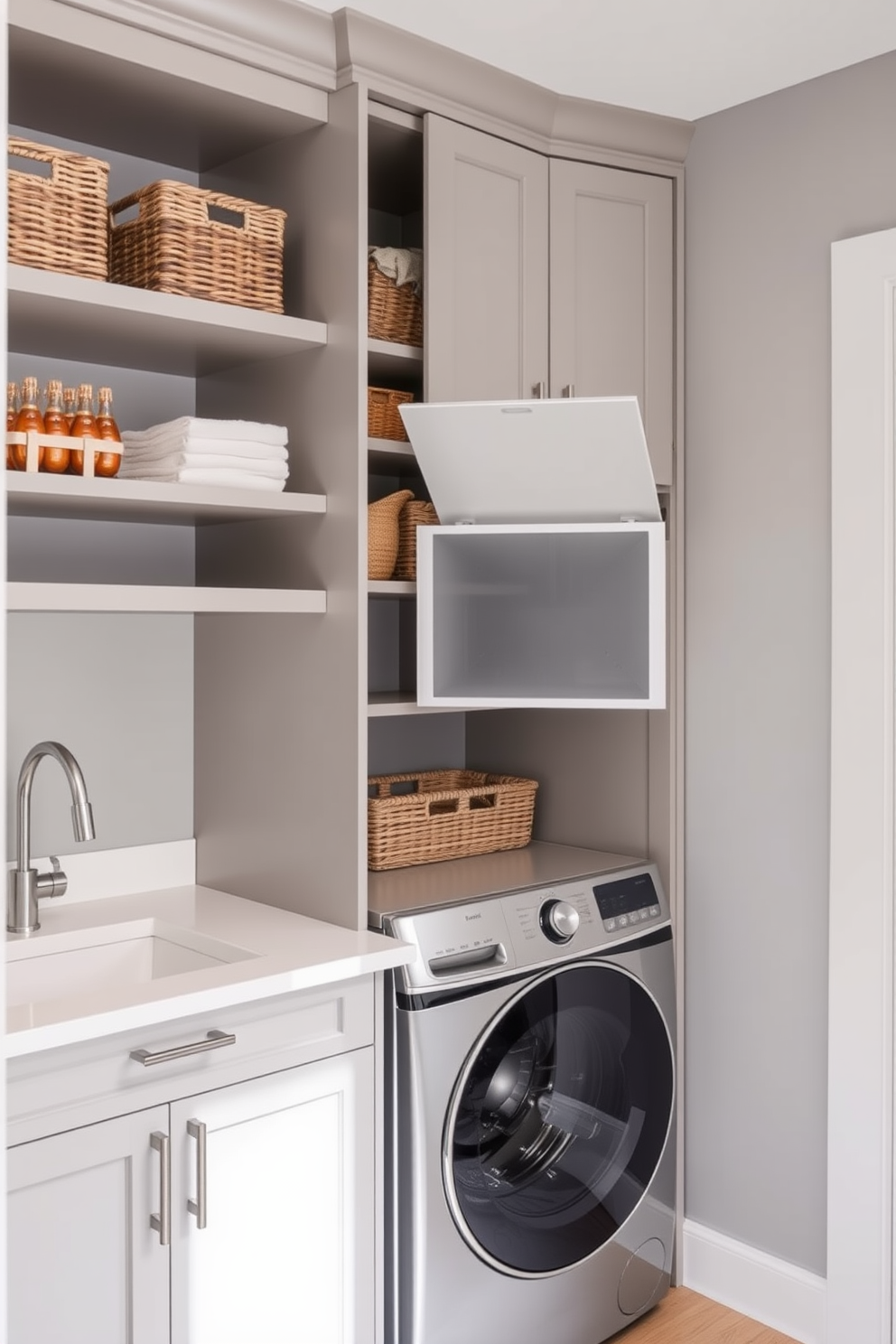 Utility Room Laundry Room Combo Design Ideas 18