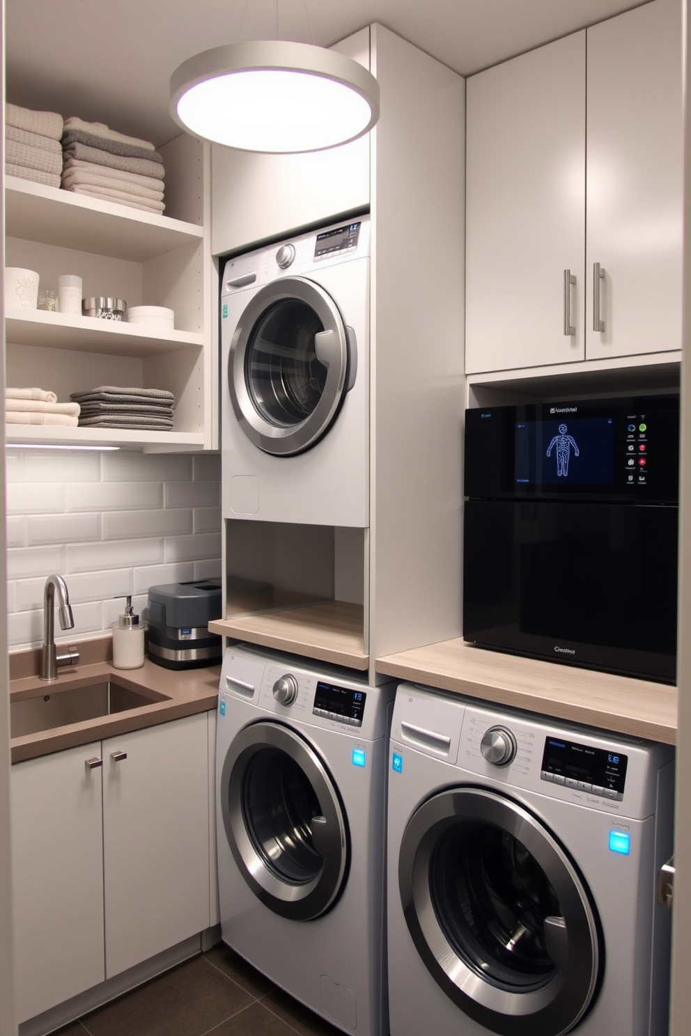 Utility Room Laundry Room Combo Design Ideas 20