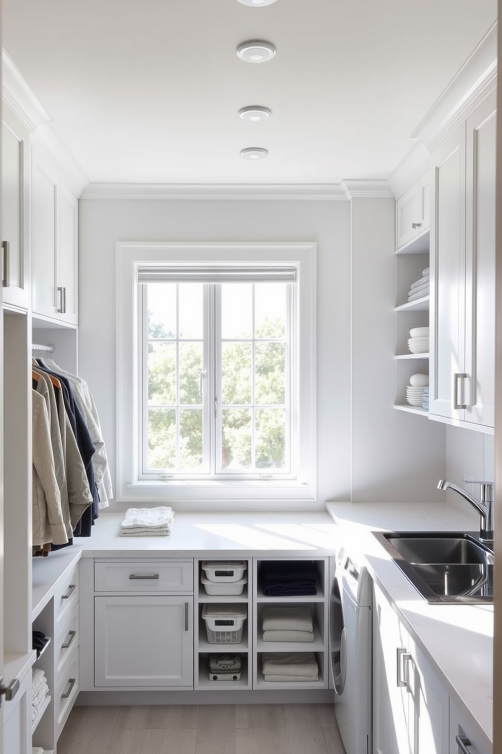 Utility Room Laundry Room Combo Design Ideas 25