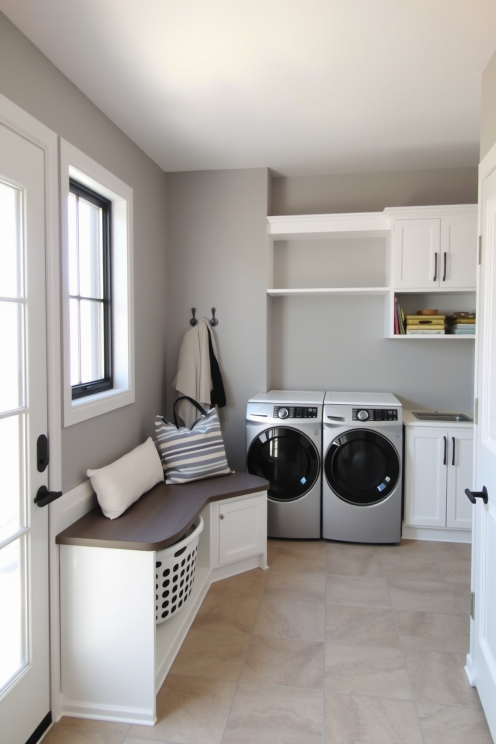 Utility Room Laundry Room Combo Design Ideas 5