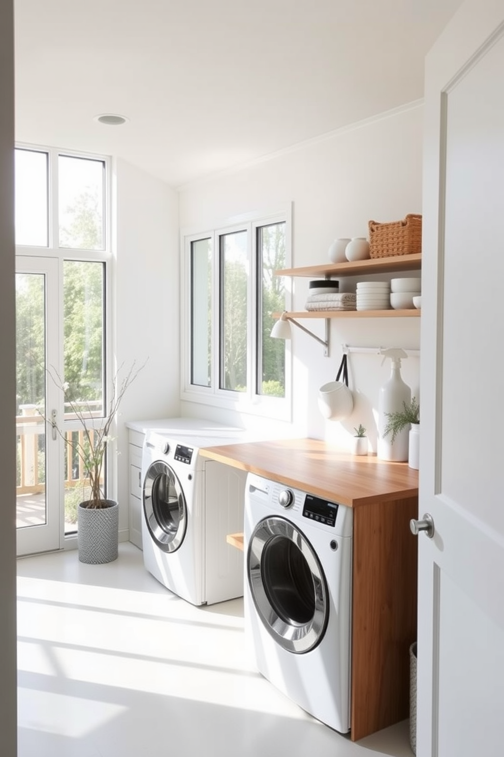 Utility Room Laundry Room Combo Design Ideas 7