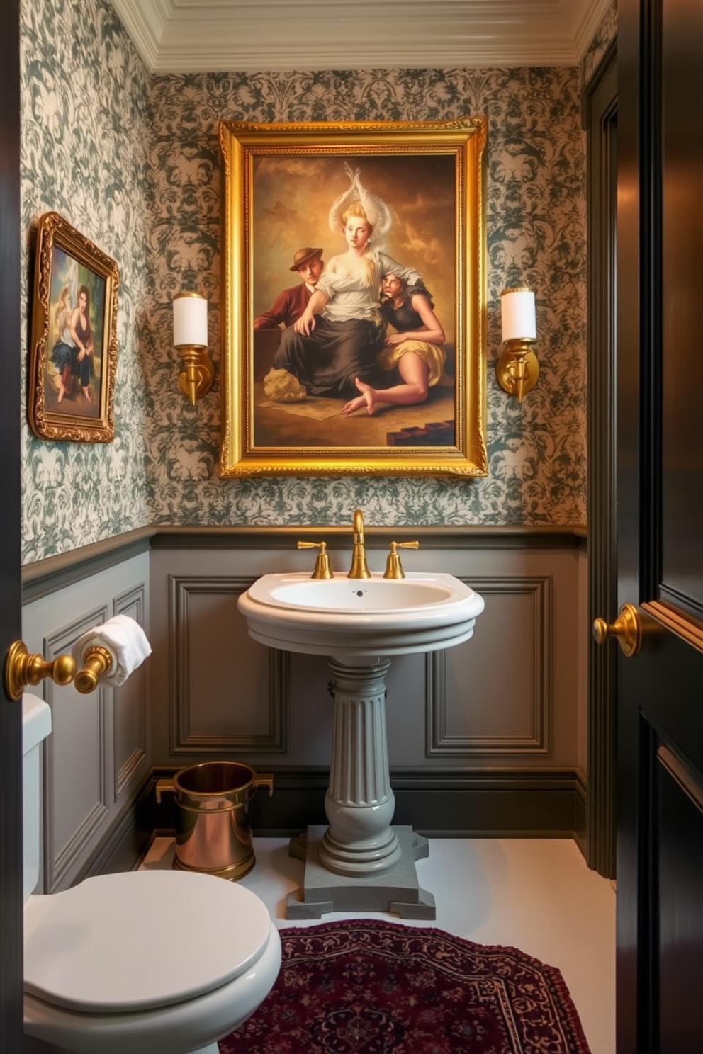 Victorian Powder Room Design Ideas 10