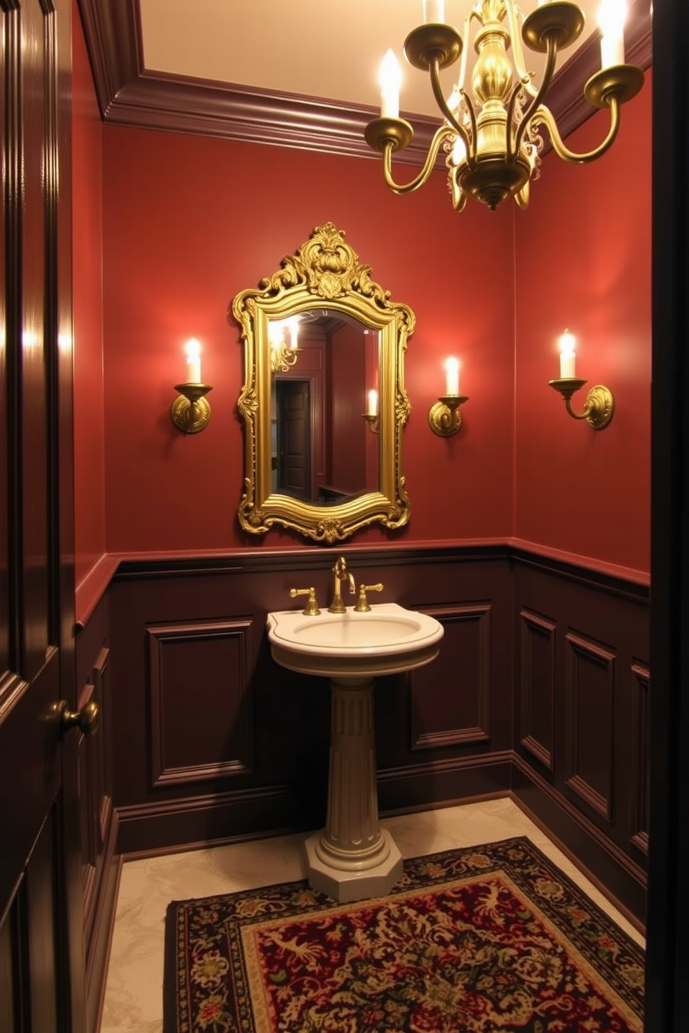 Victorian Powder Room Design Ideas 11