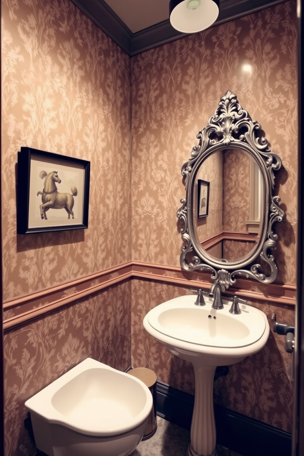 Victorian Powder Room Design Ideas 2