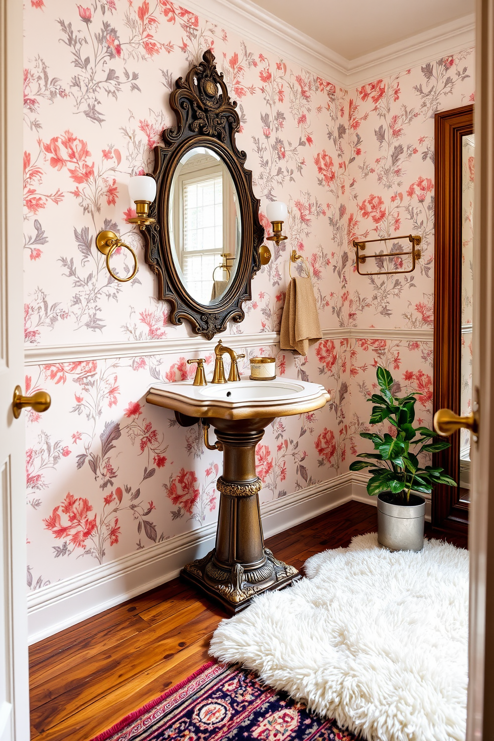 Victorian Powder Room Design Ideas 3